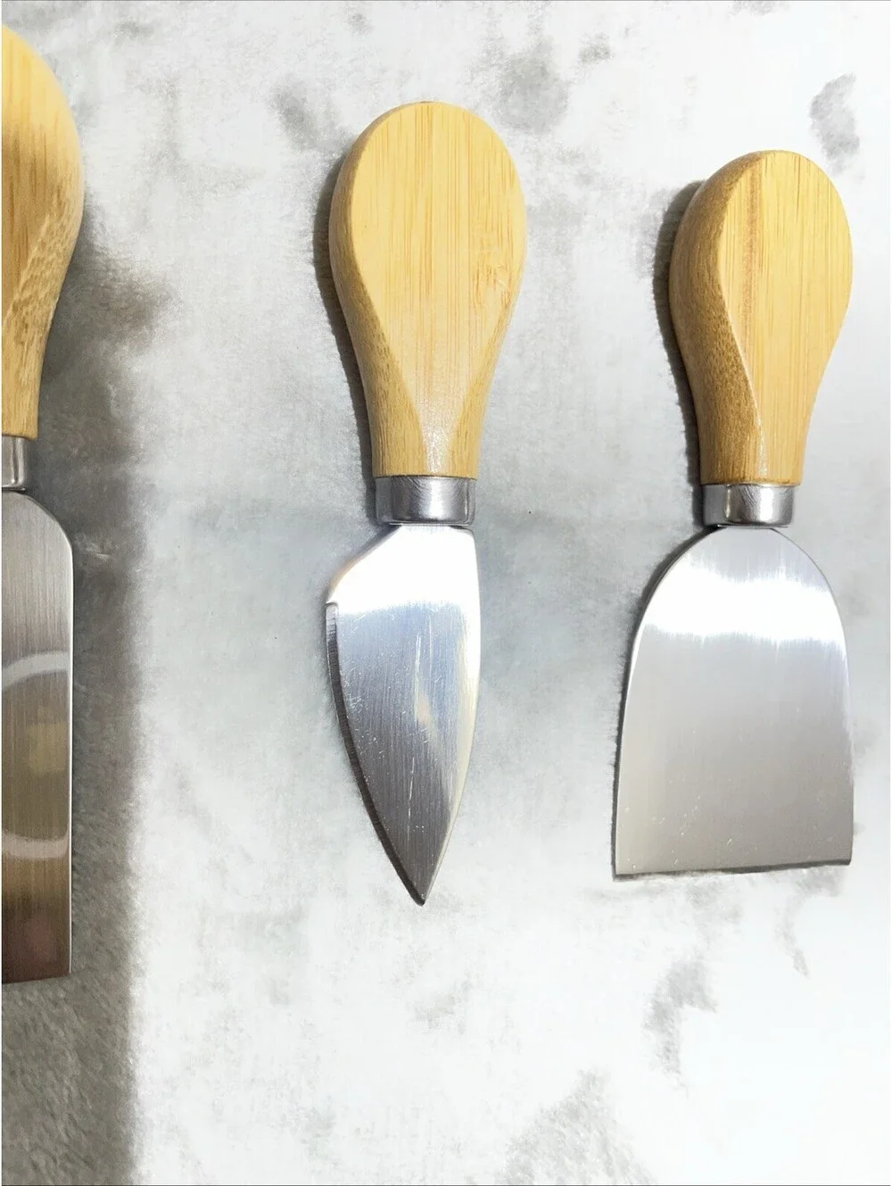 5 Piece Cheese Slicer & Spreader Tool Set Mixed Materials